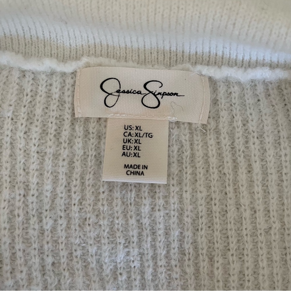 Jessica Simpson Cream Knit Sweater - Picture 3 of 4